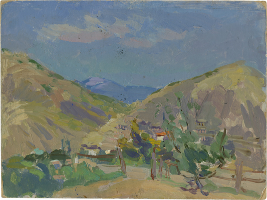 Фаворская Вера Васильевна. Крымская долина 